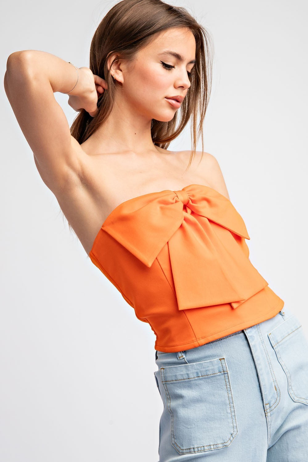 Bow Detail Tube Top