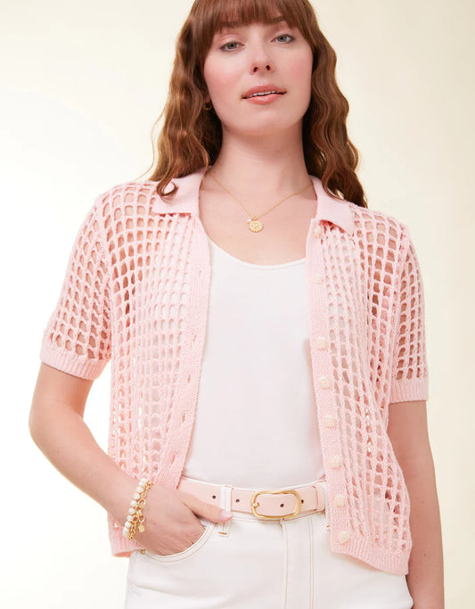 Solene Crochet Polo