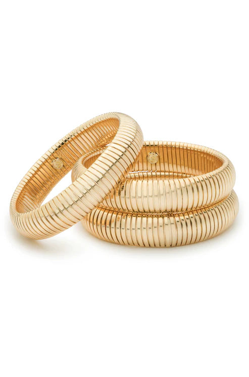 Ettika - Flex Snake Chain Stretch Bracelet Set