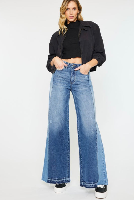 High Rise Wide Leg Jeans