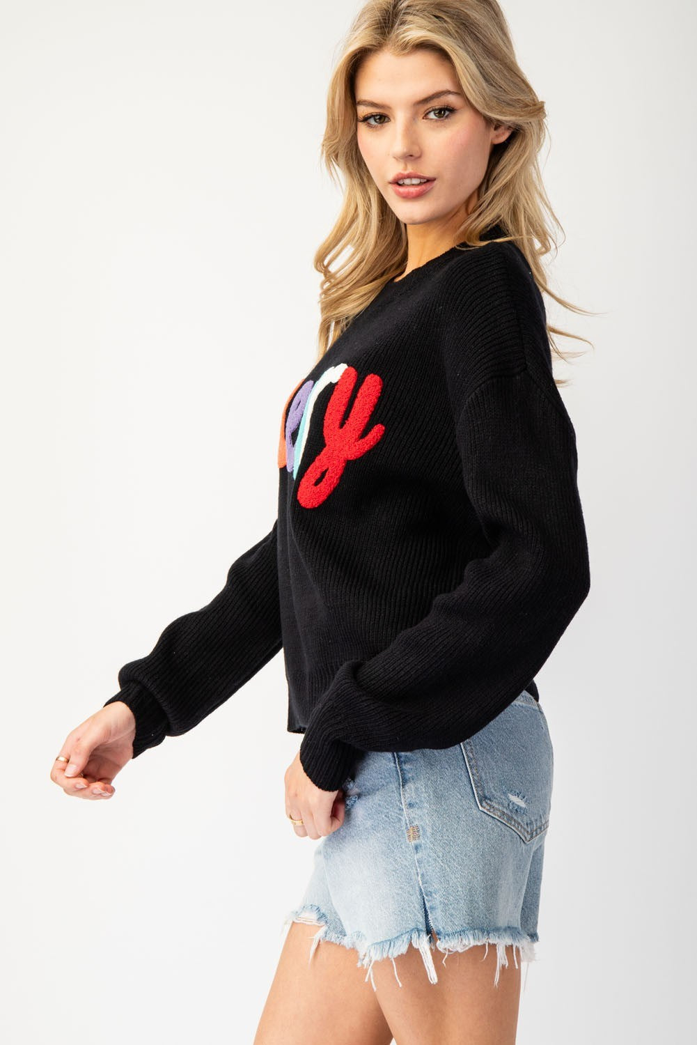 Merry Stitch Long Sleeve Sweater