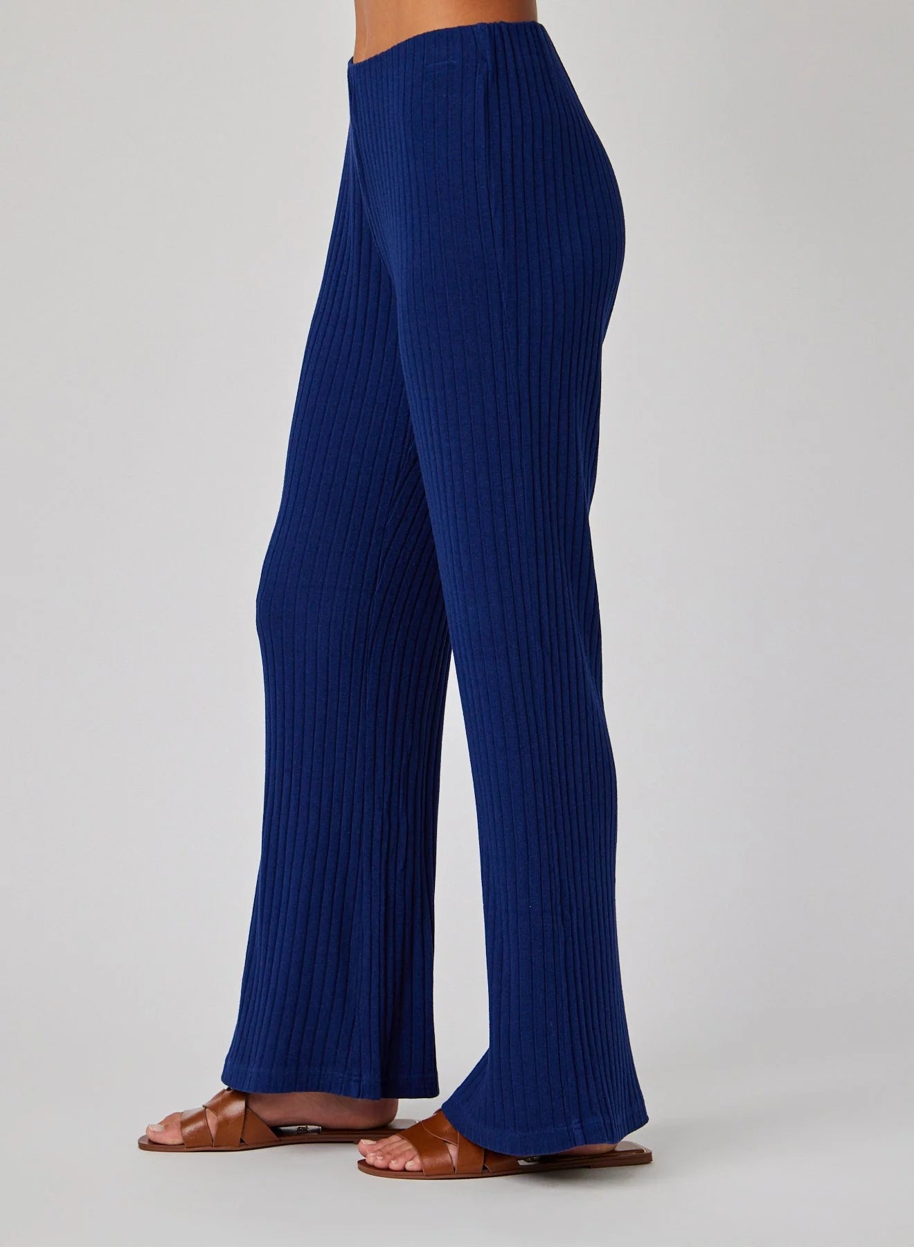 Ribbed Wide Leg Pant