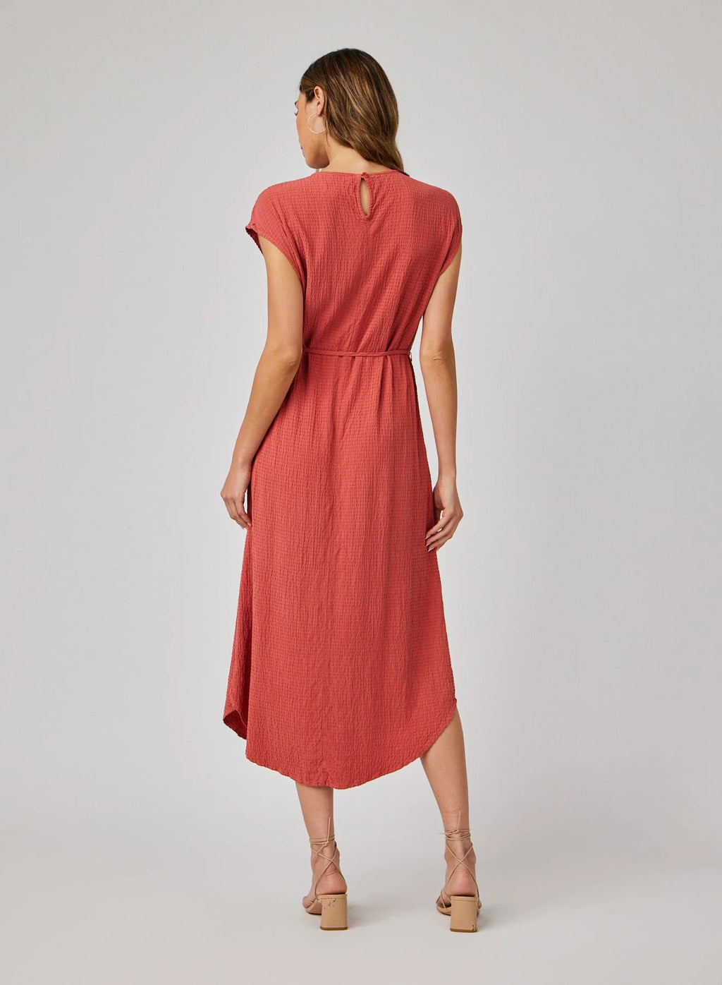 Cap Sleeve Midi Dress