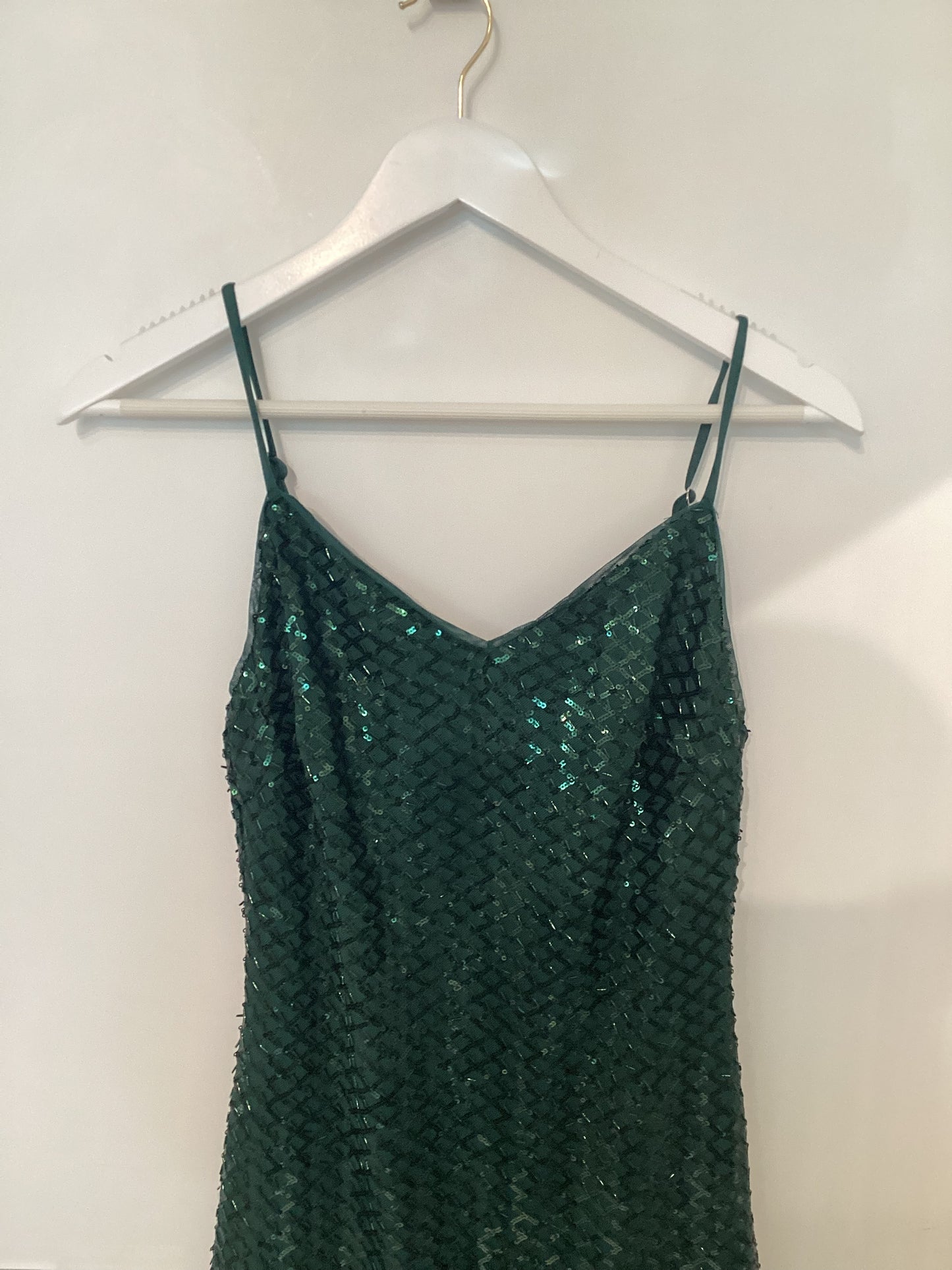 Emerald Sequin Dress