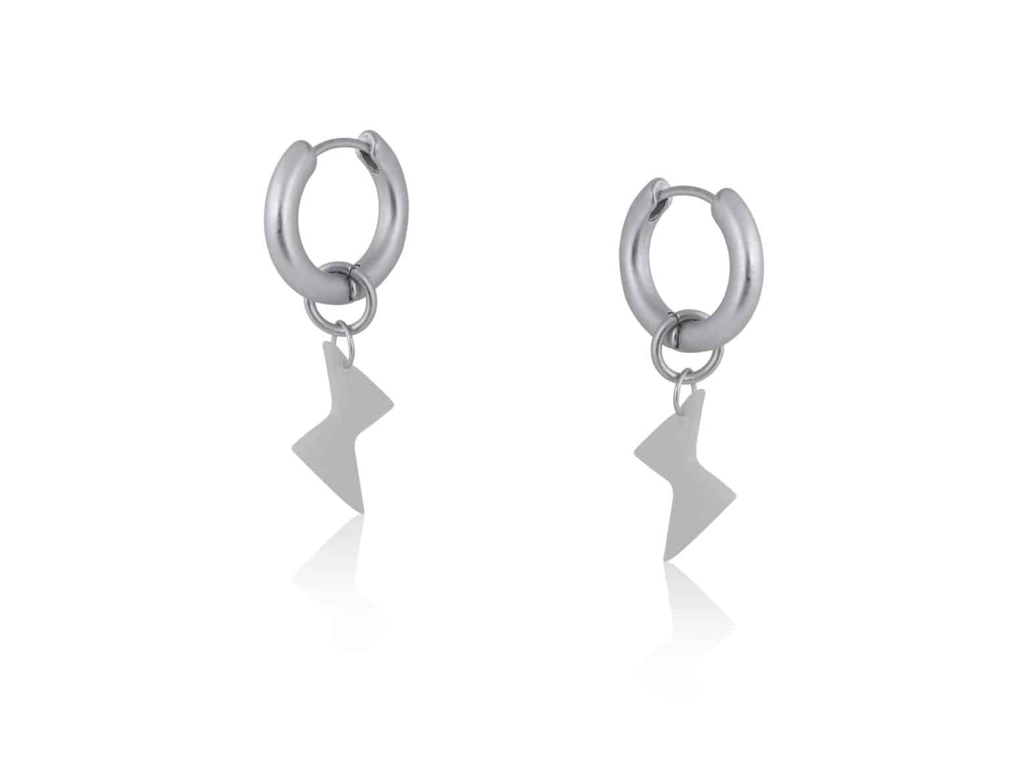 Milena Thunderbolt Huggie Earrings