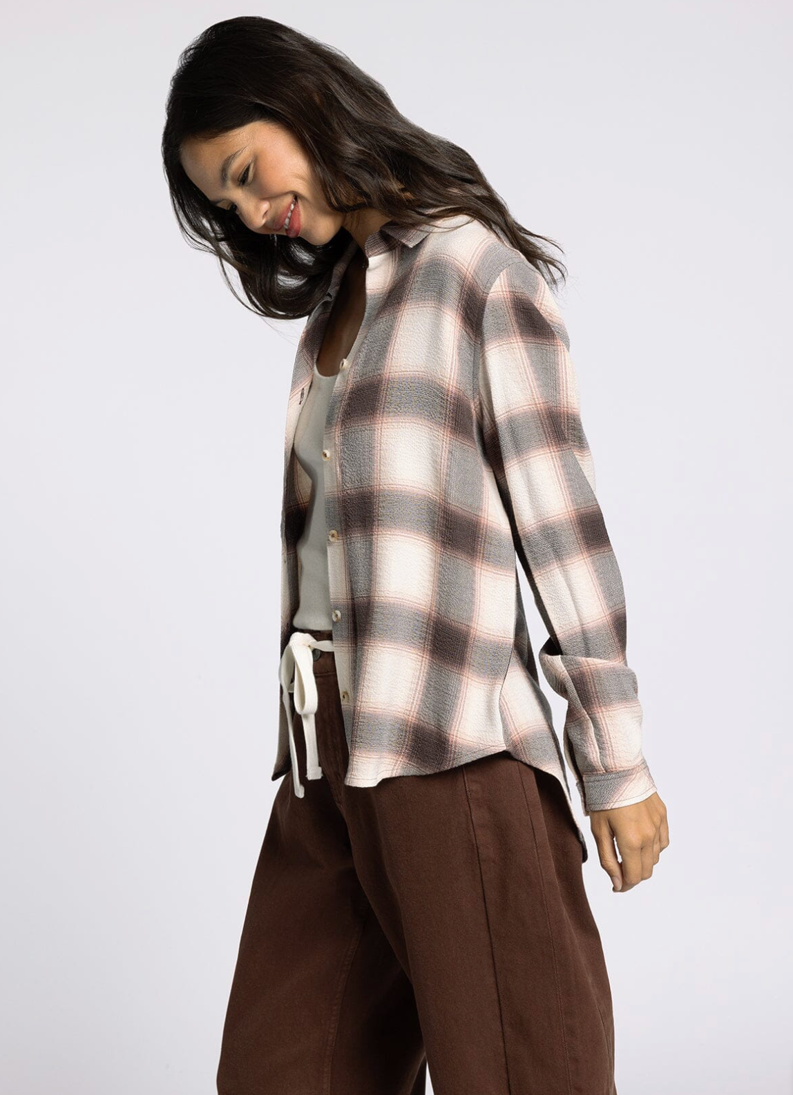 Daphne Shirt Long Sleeve Plaid