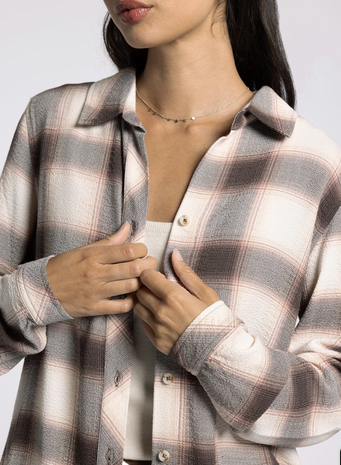 Daphne Shirt Long Sleeve Plaid