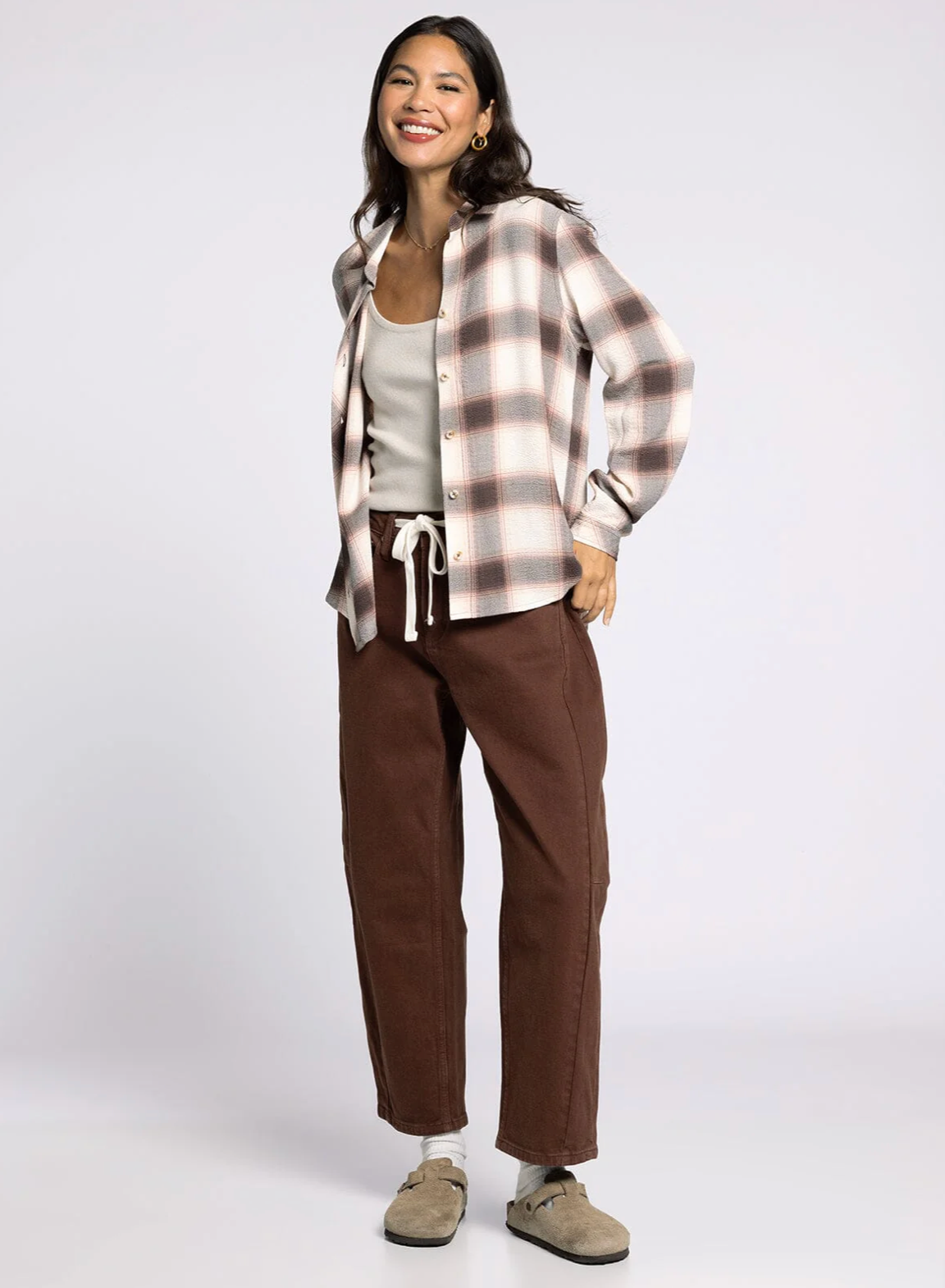 Daphne Shirt Long Sleeve Plaid