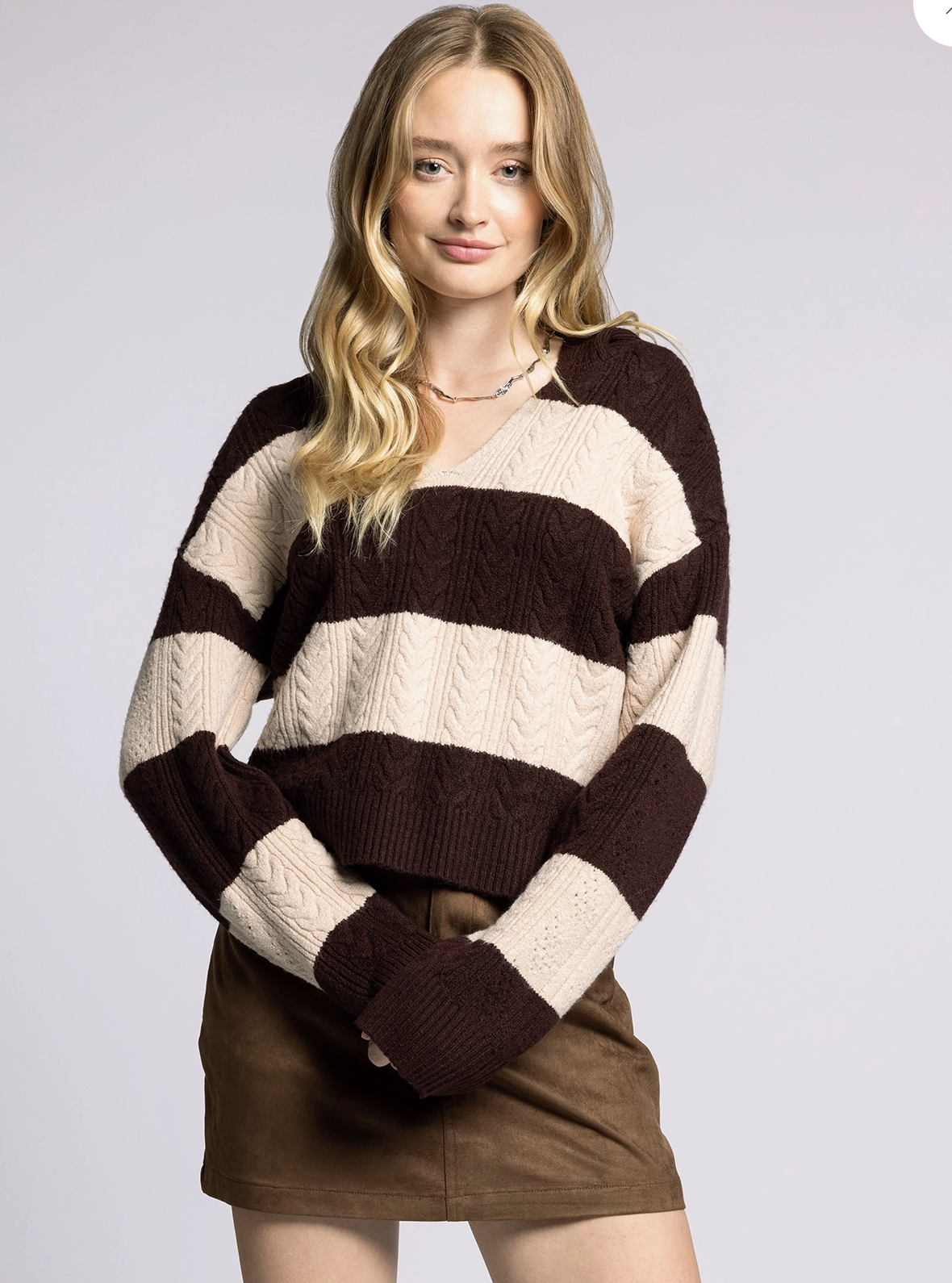 Wide Collared Paula Sweater