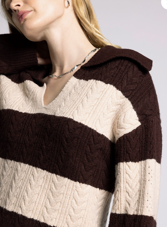 Wide Collared Paula Sweater
