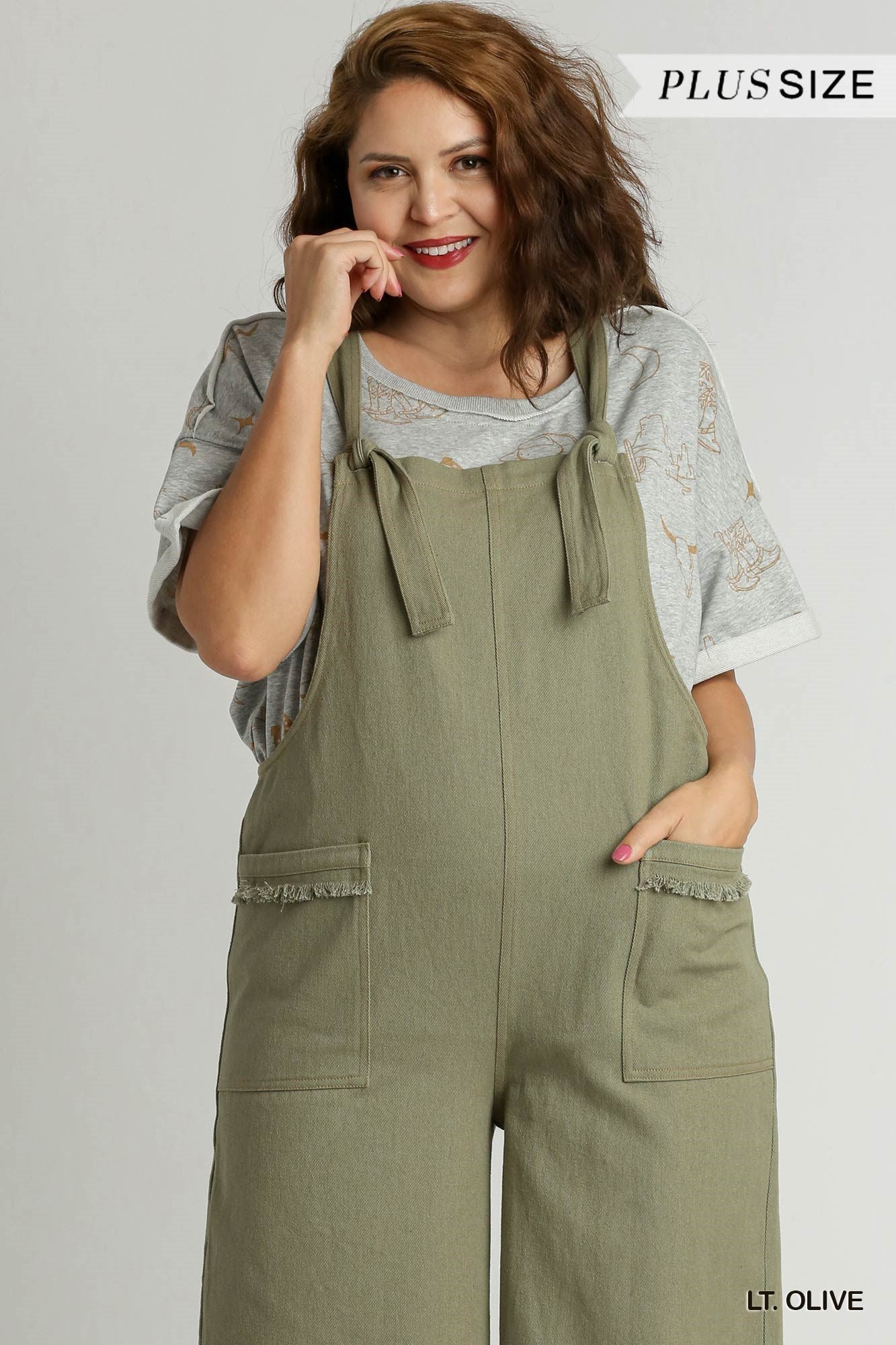 Twill Cotton Fabric Jumpsuit Extended Size