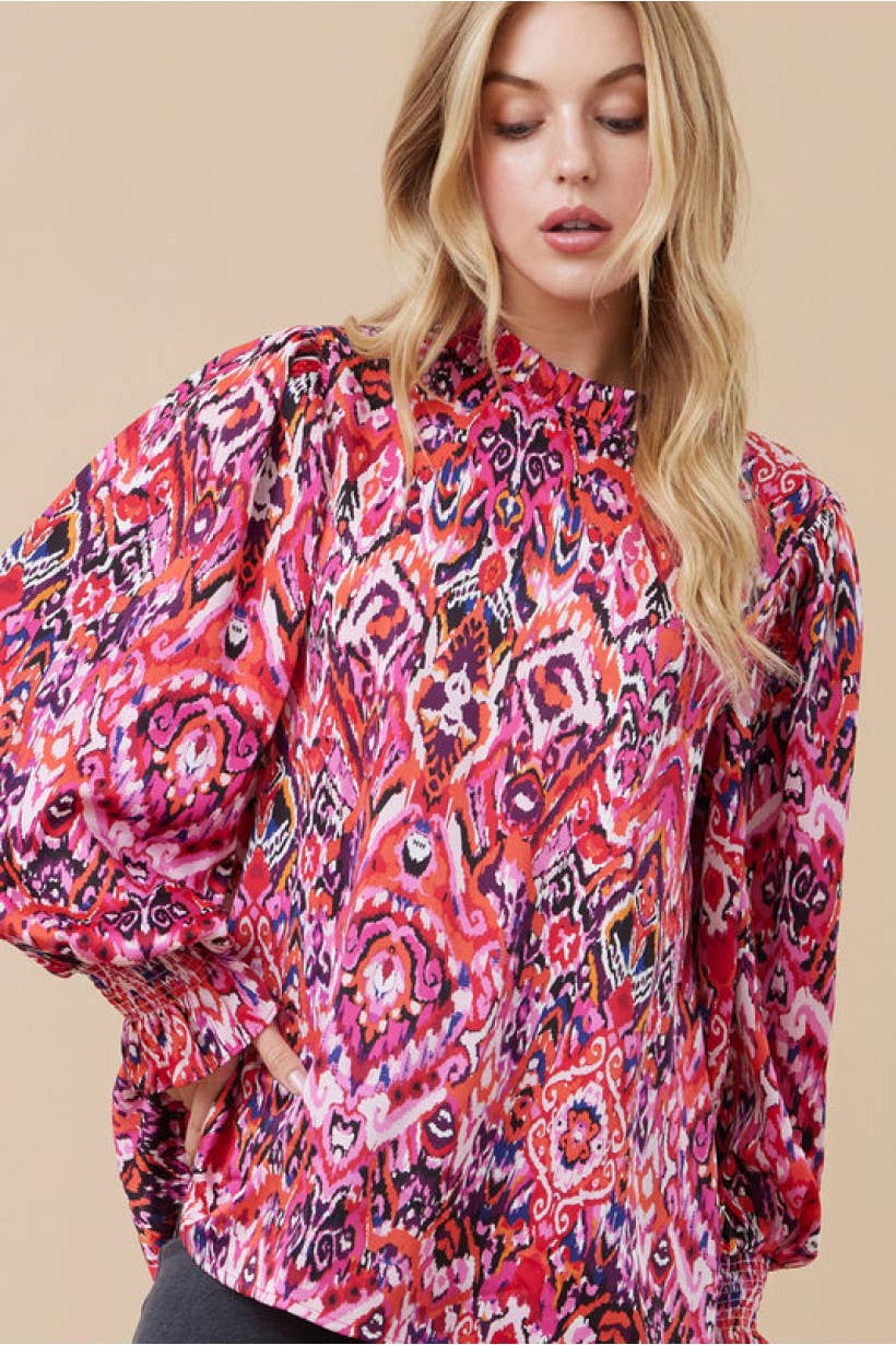 Abstract Print Top