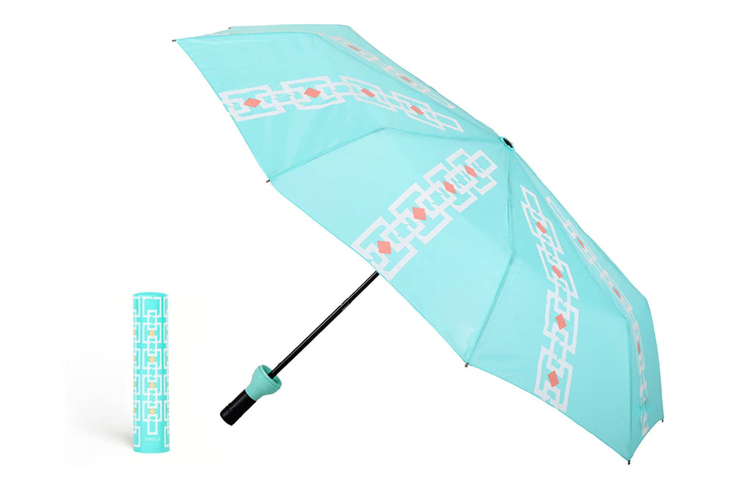 Vintage Turquoise Bottle Umbrella