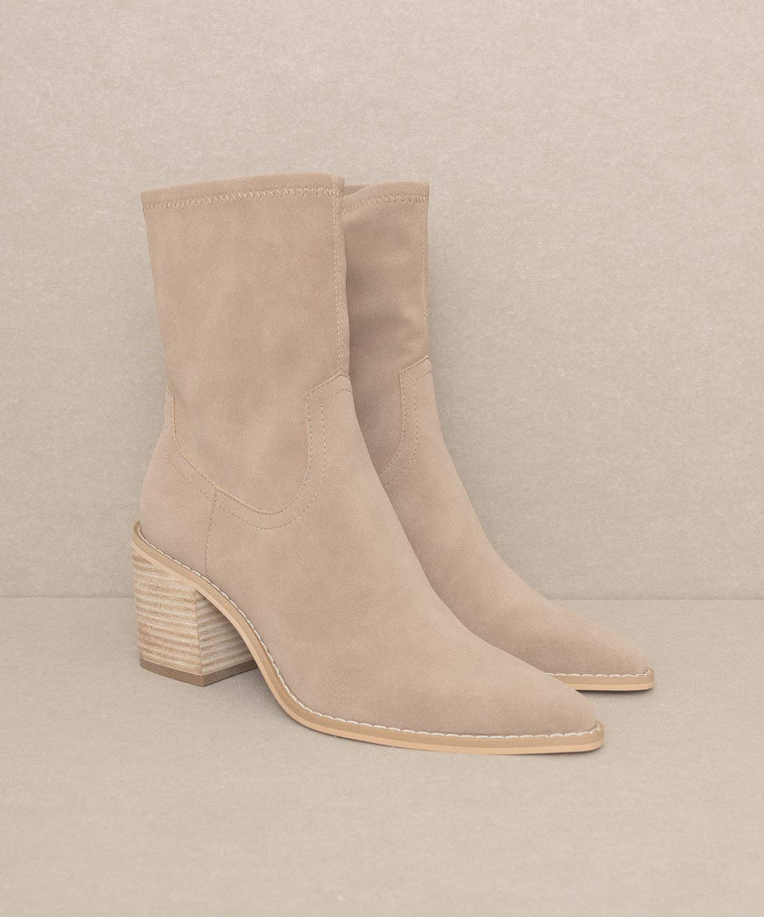 The Vienna Cedar Wood | Sleek Ankle Hugging Bootie