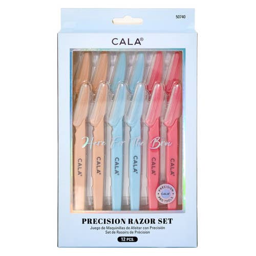 CALA 12 Piece Precision Razors Set Hair Removal