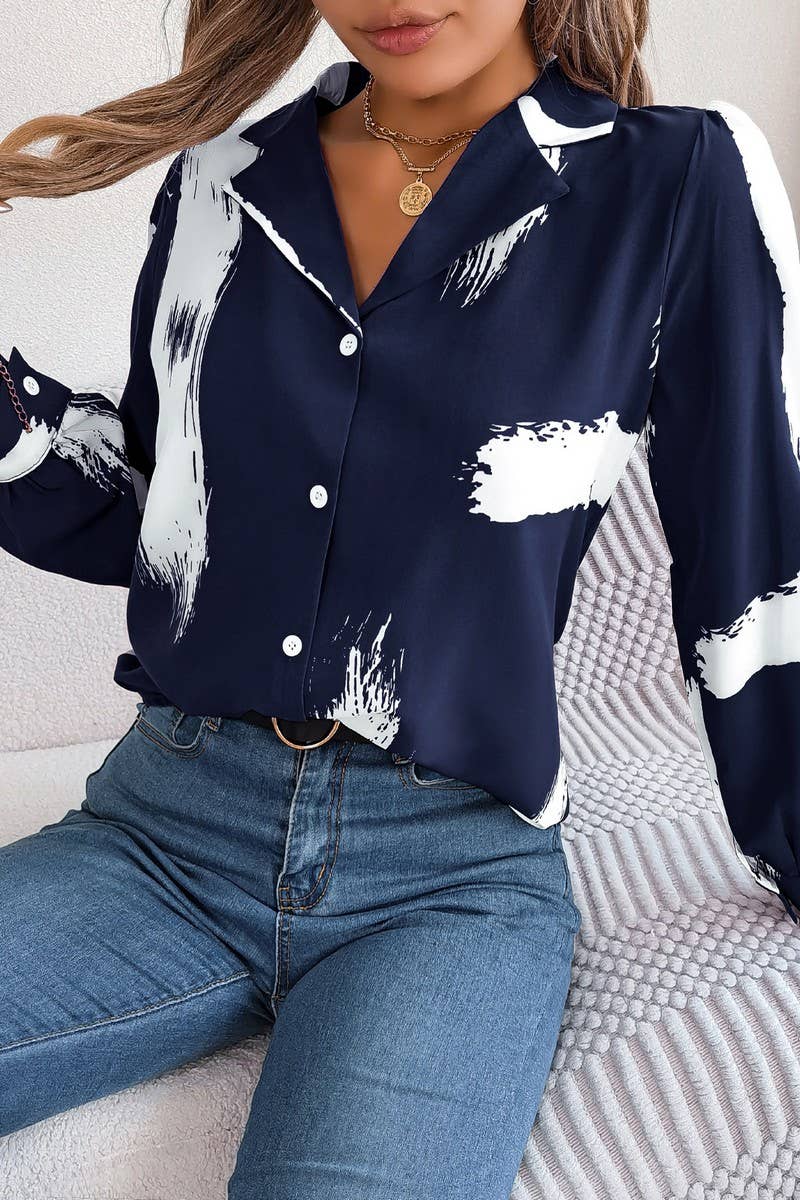 Patterned Button Down