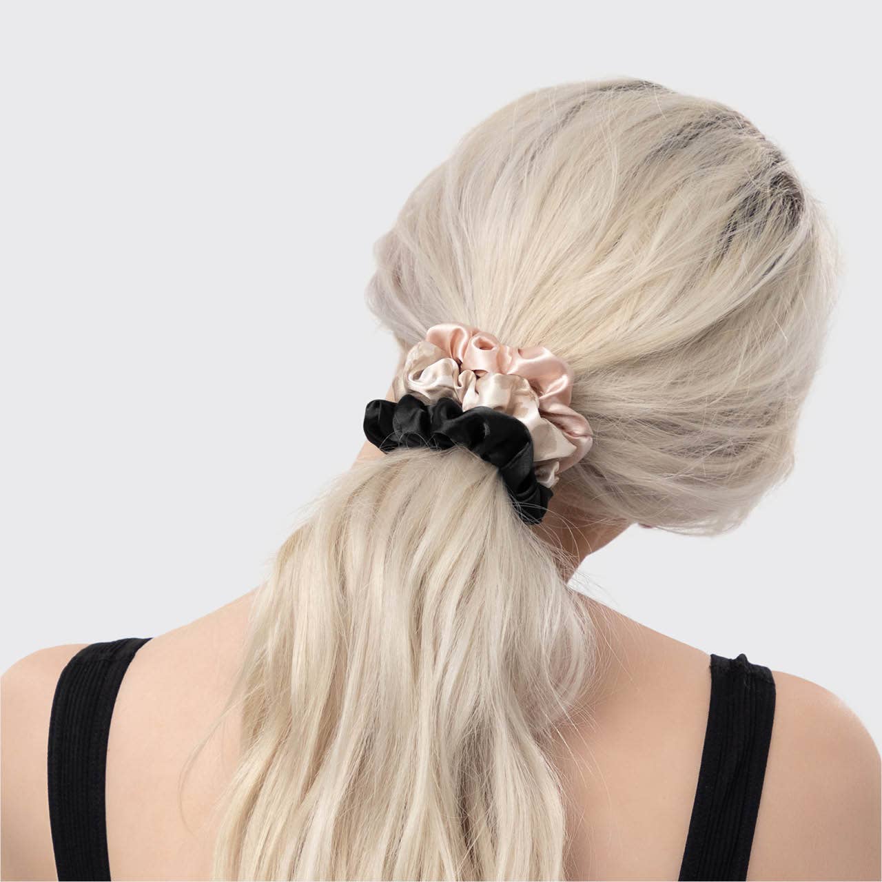 Kitsch - Satin Scrunchies 5pc - Assorted