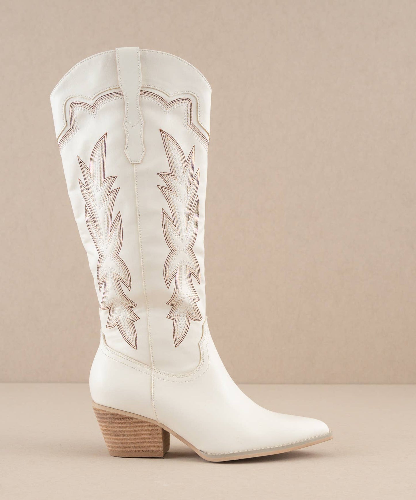 The Ainsley White Boot