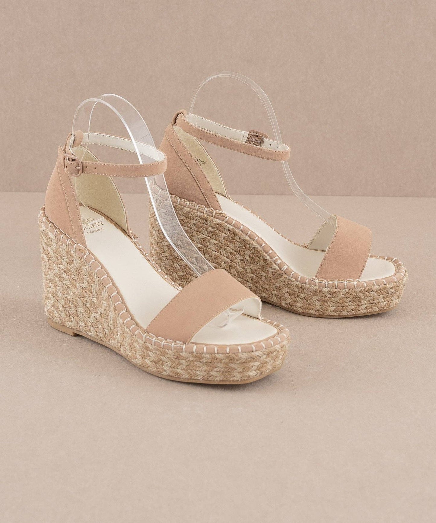 The Madrid Apricot | Wedge Heel