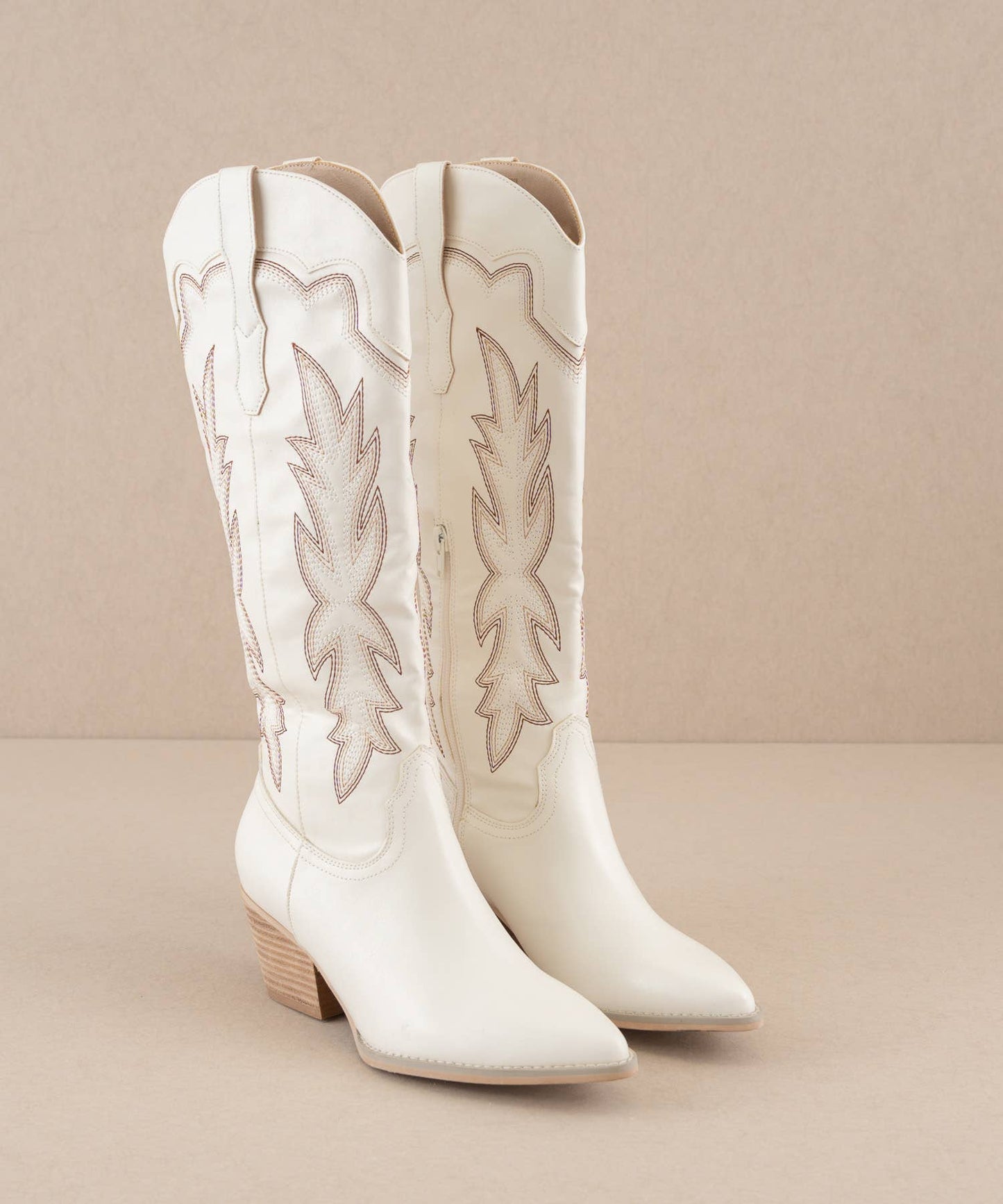 The Ainsley White Boot