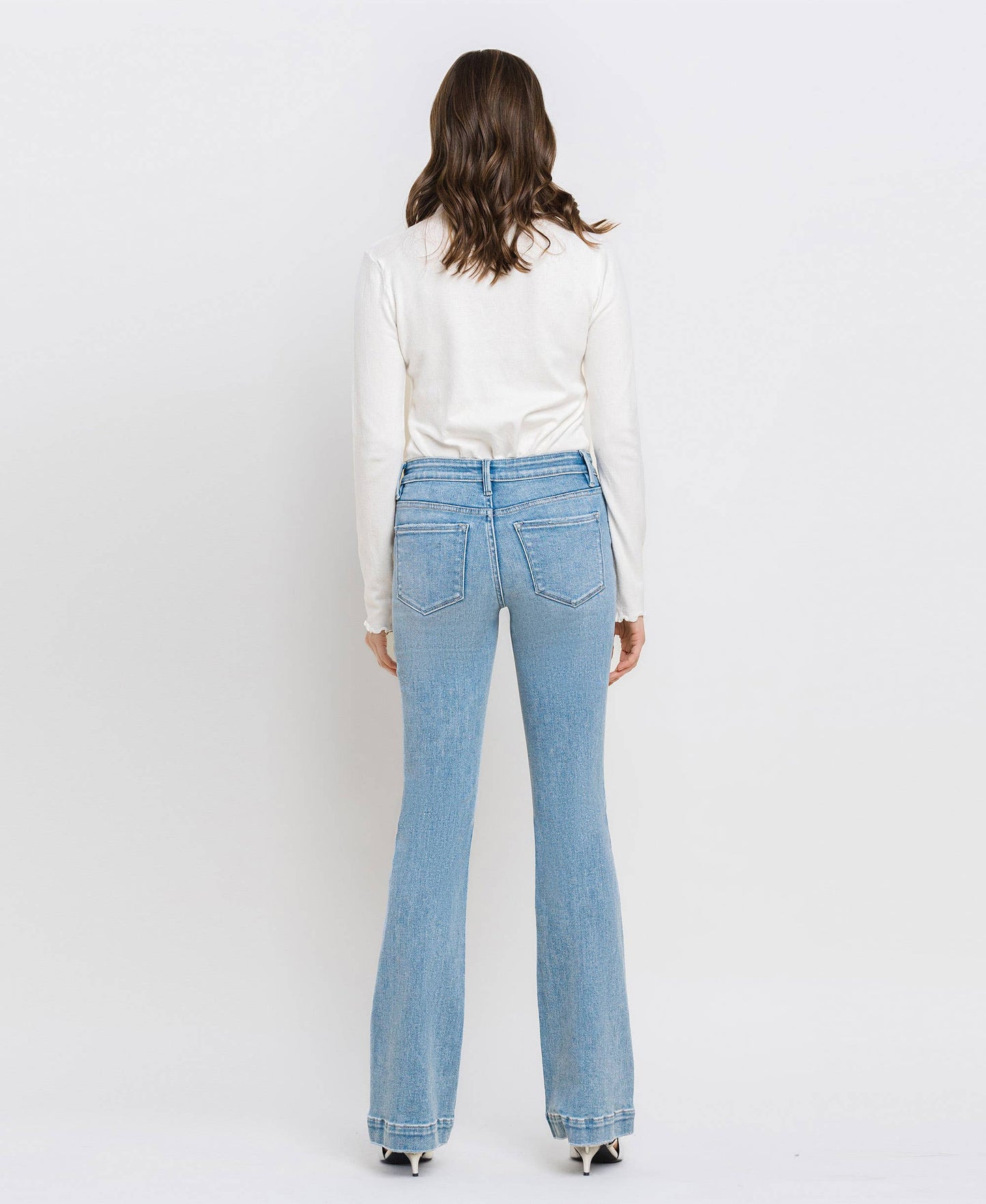 Vervet - Mid Rise Bootcut Jeans