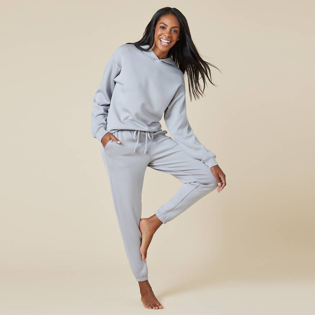 Athleisure DreamTech Oversize Hoodie Lounge Set for Women