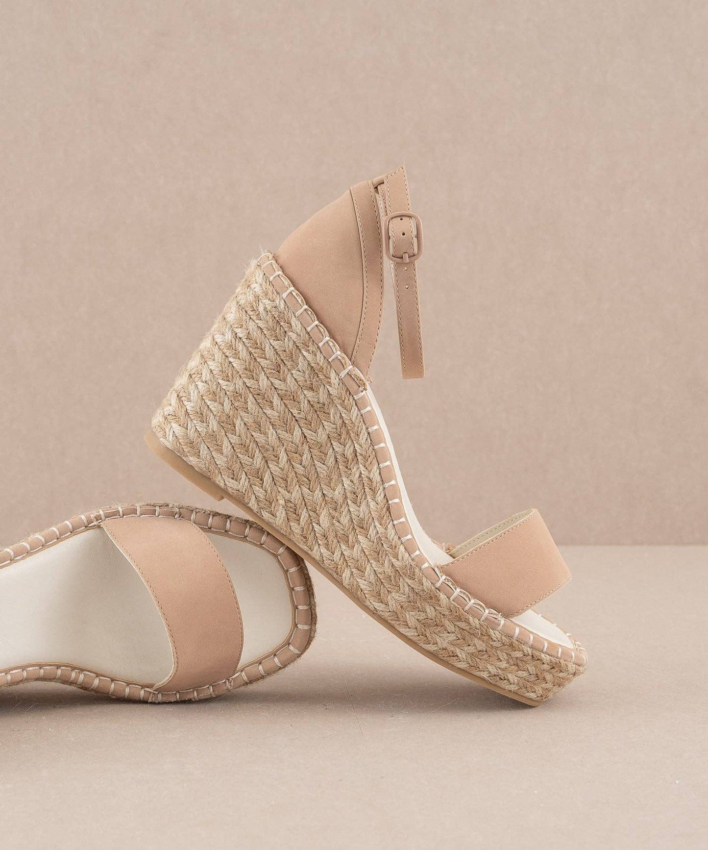 The Madrid Apricot | Wedge Heel