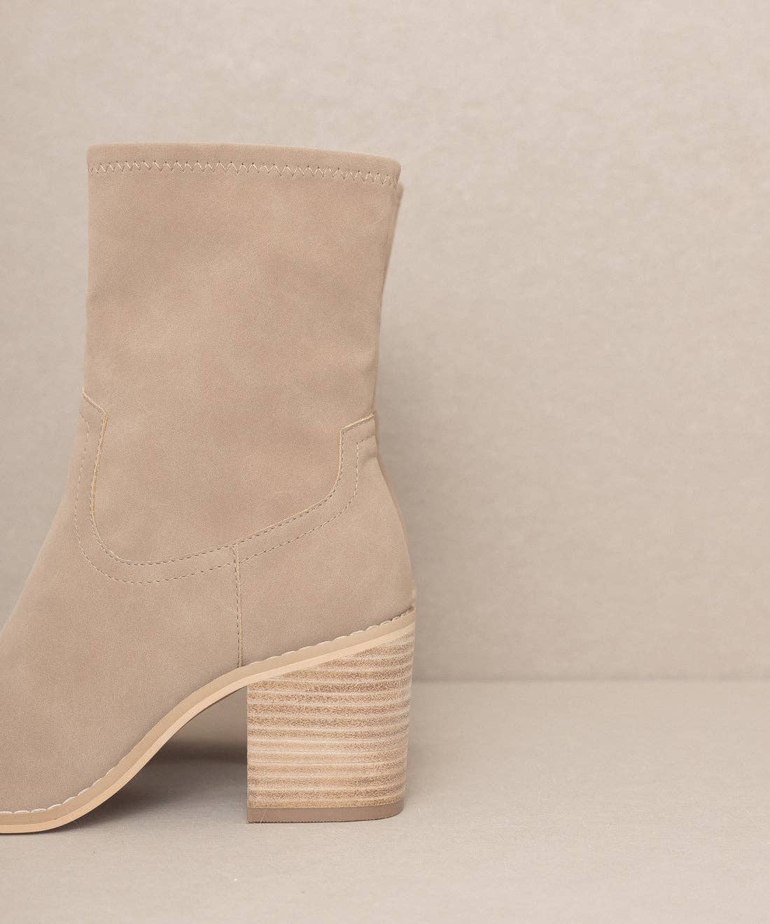 The Vienna Cedar Wood | Sleek Ankle Hugging Bootie