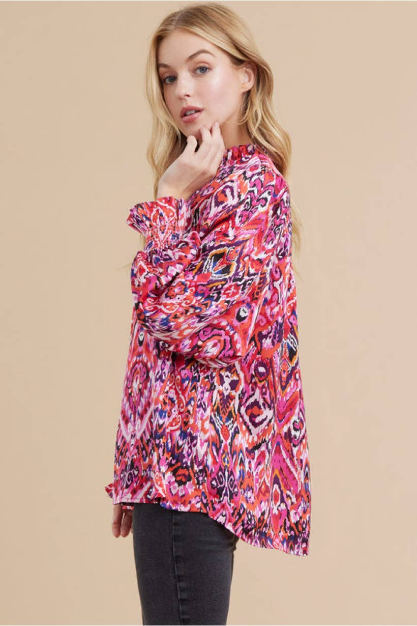 Abstract Print Top