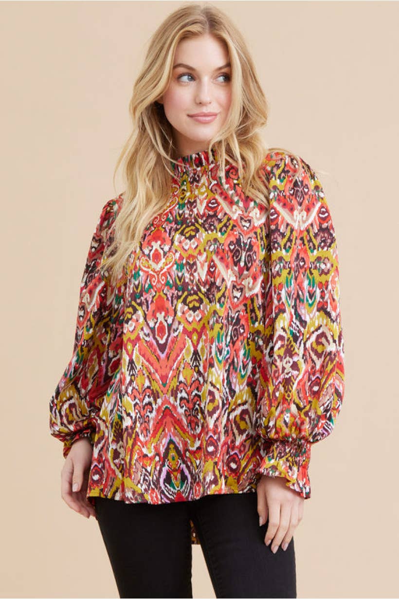 Abstract Print Top