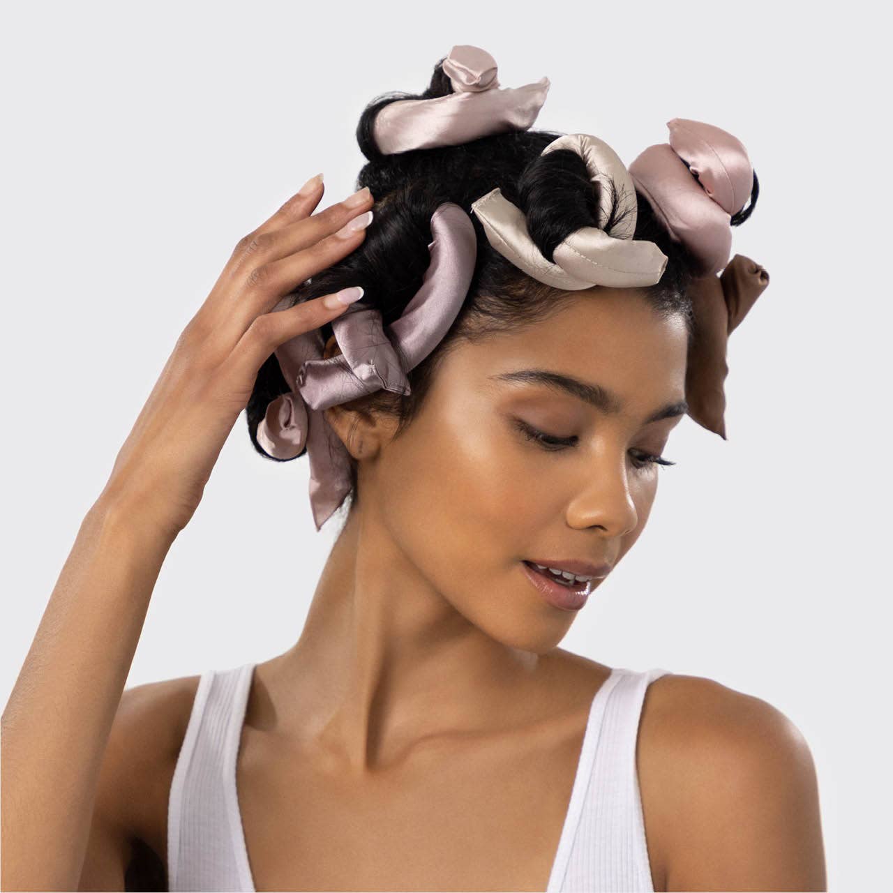 Kitsch - Satin Wrapped Flexi Rods - 6pc Set