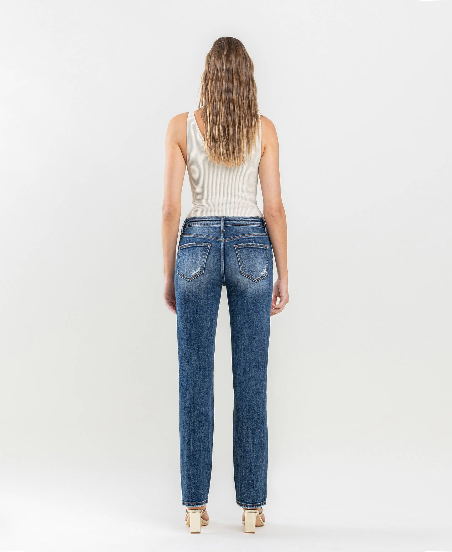 Lovervet - Mid Rise Straight Jeans