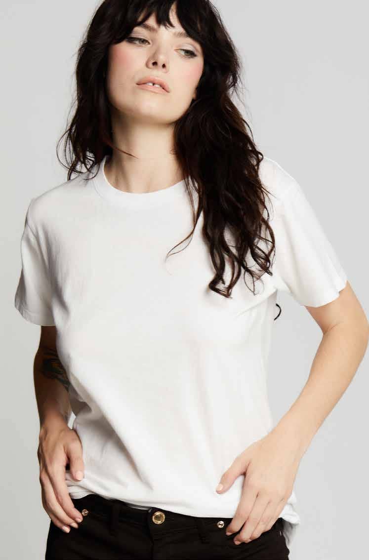 White Boyfriend Tee