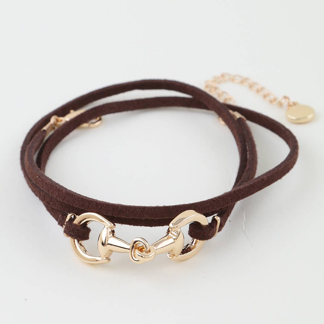 Leather Toggle Wrap Bracelet