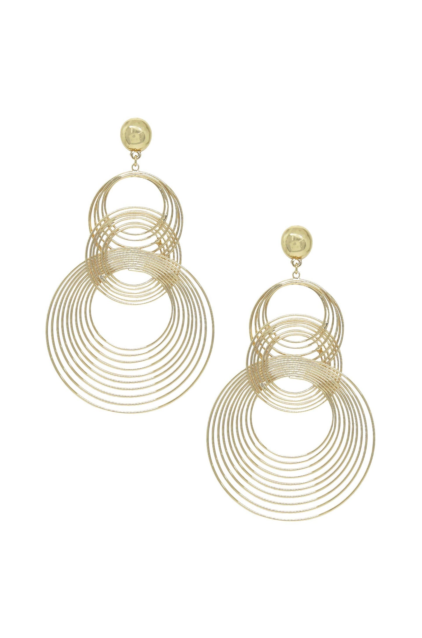 Ettika - Art Deco Earring in Gold