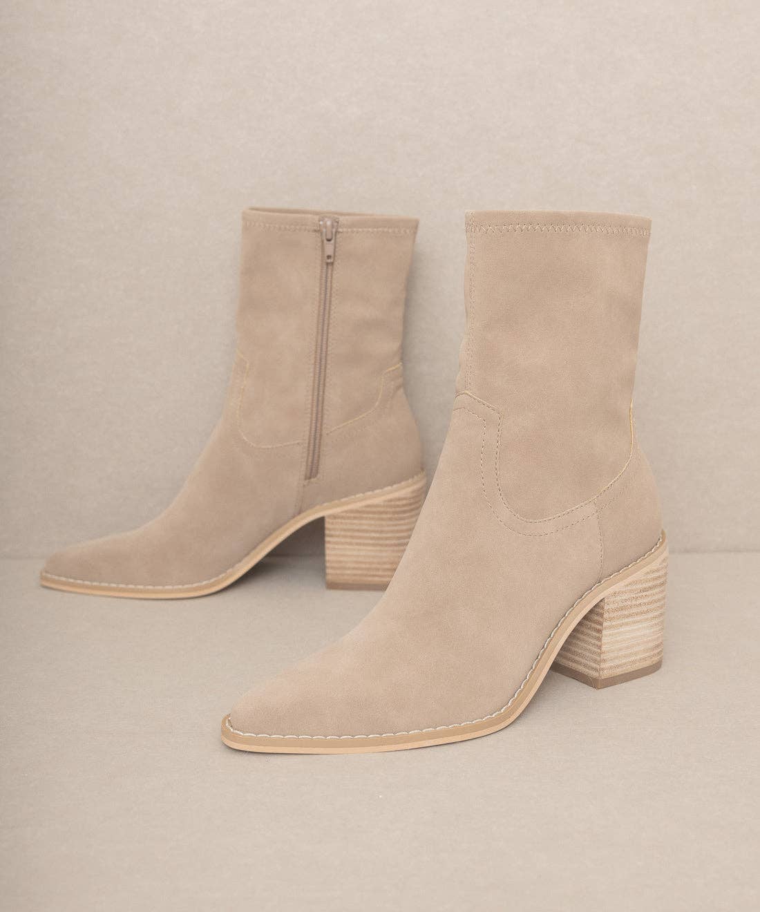 The Vienna Cedar Wood | Sleek Ankle Hugging Bootie