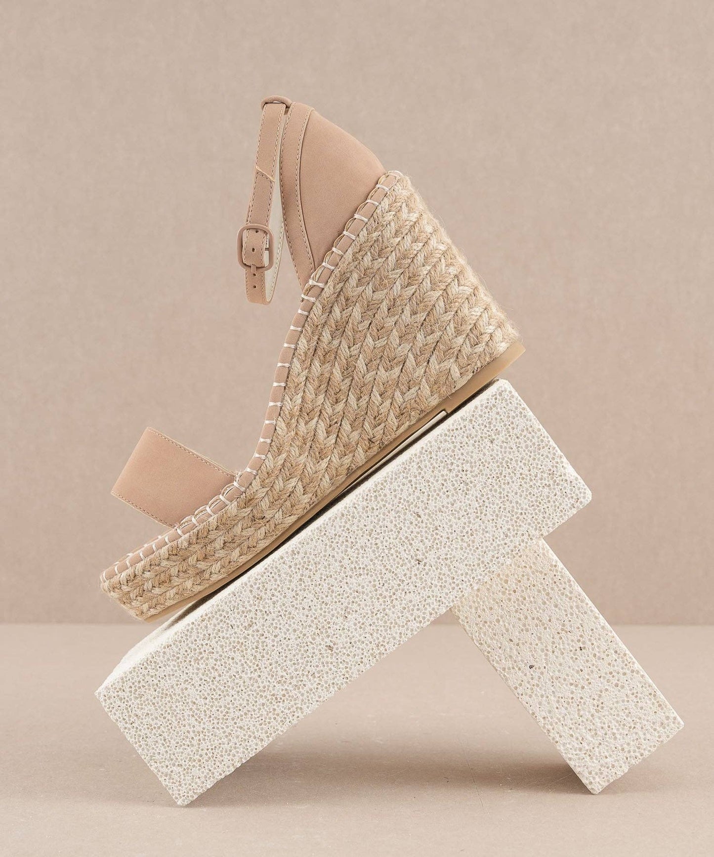 The Madrid Apricot | Wedge Heel