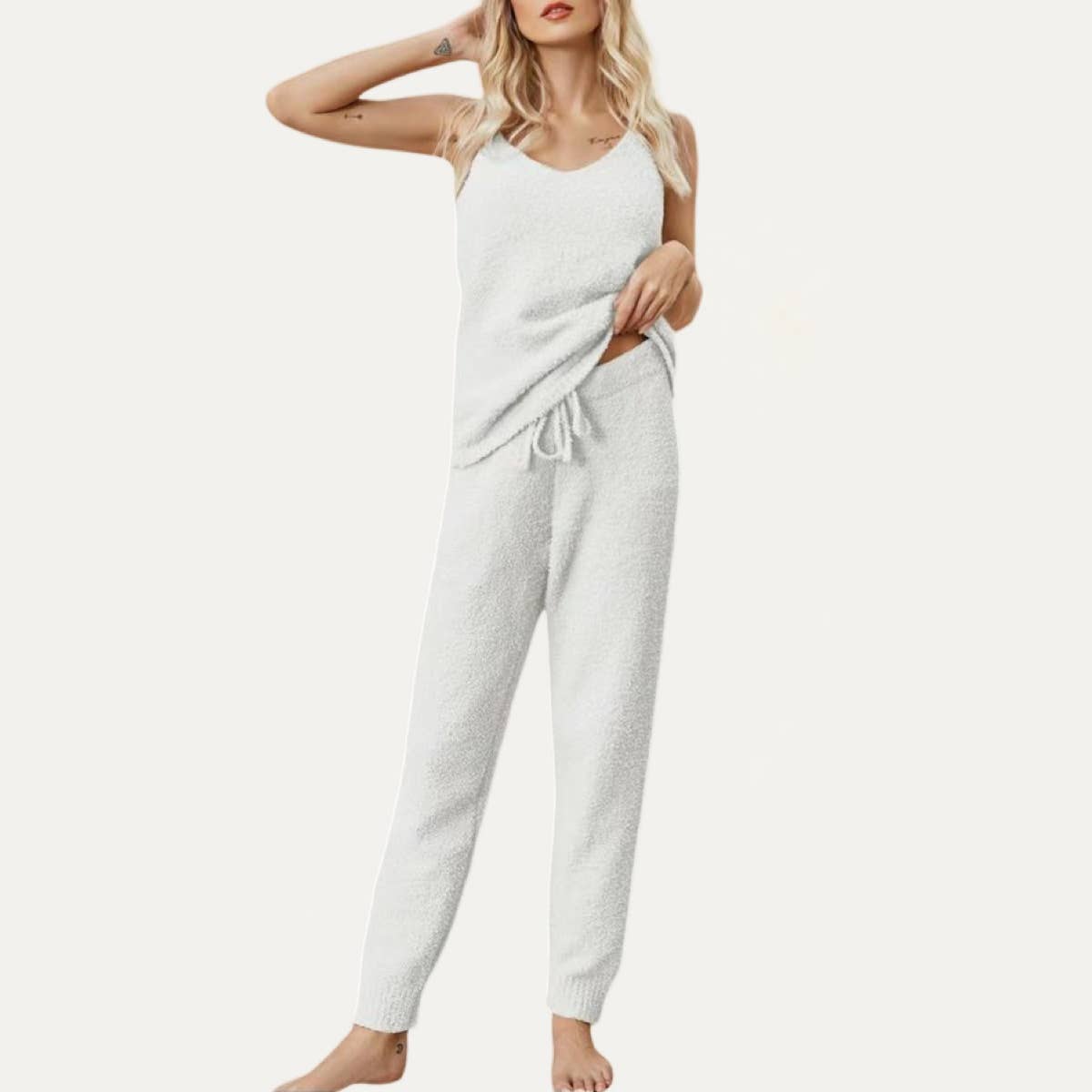 Lazy Days Fuzzy Two-Piece Loungewear Set