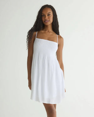 Flowy Pintuck Dress