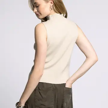 Knit Mock Neck Paulina Tank