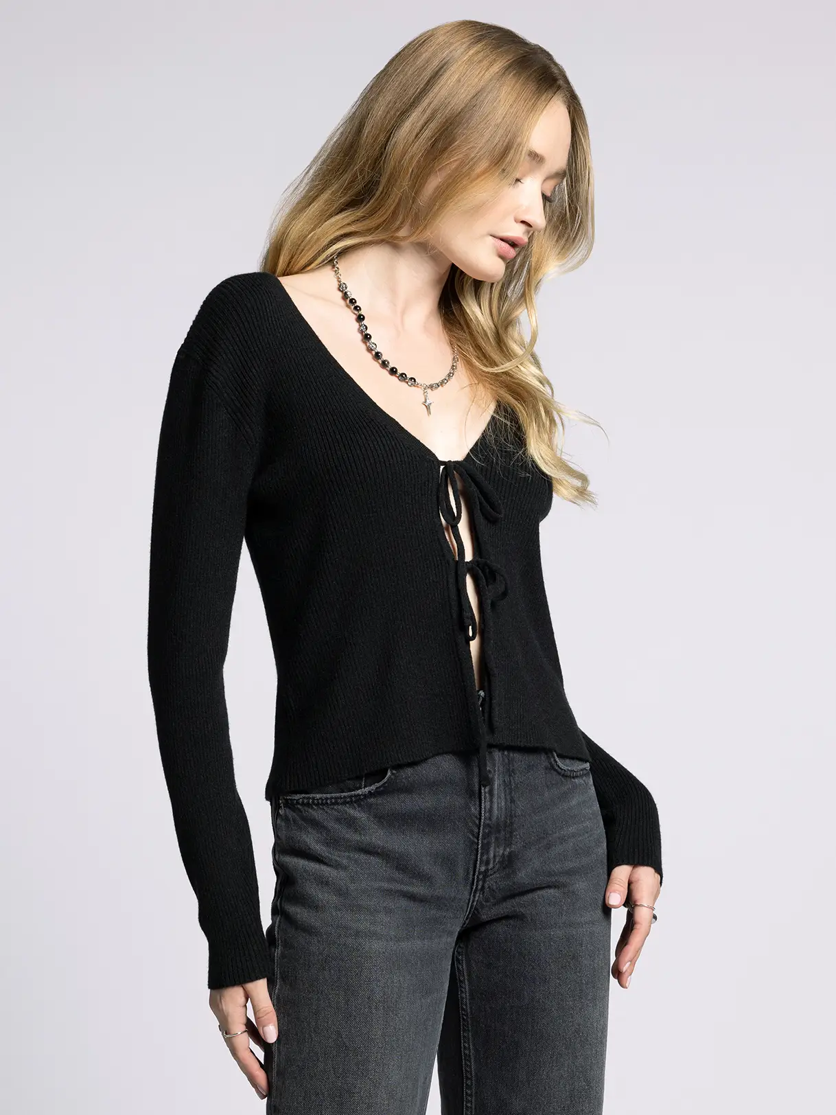 Tie Front Cardigan - Chelsea