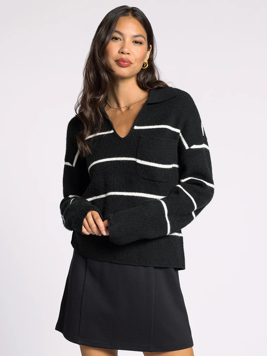 Collared Cropped Cressida Sweater