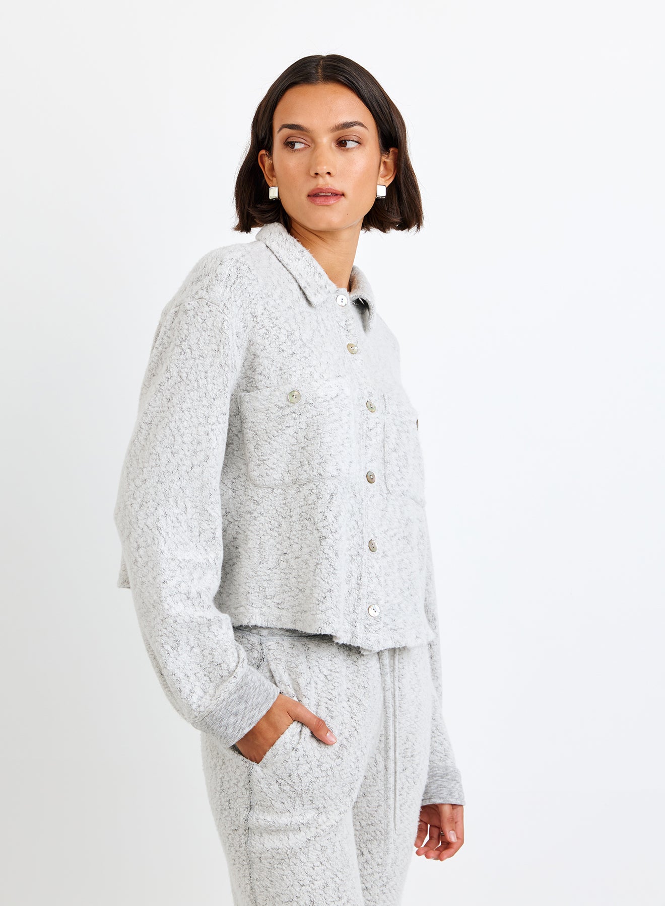 Cozy Pocket Button Down