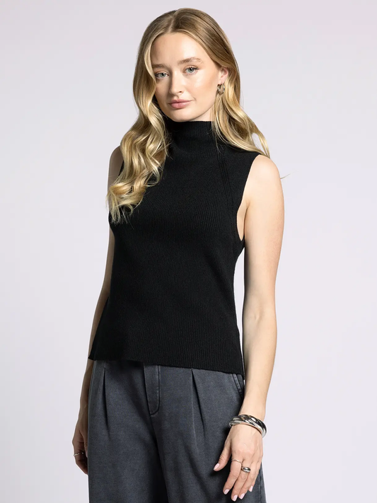 Knit Mock Neck Paulina Tank