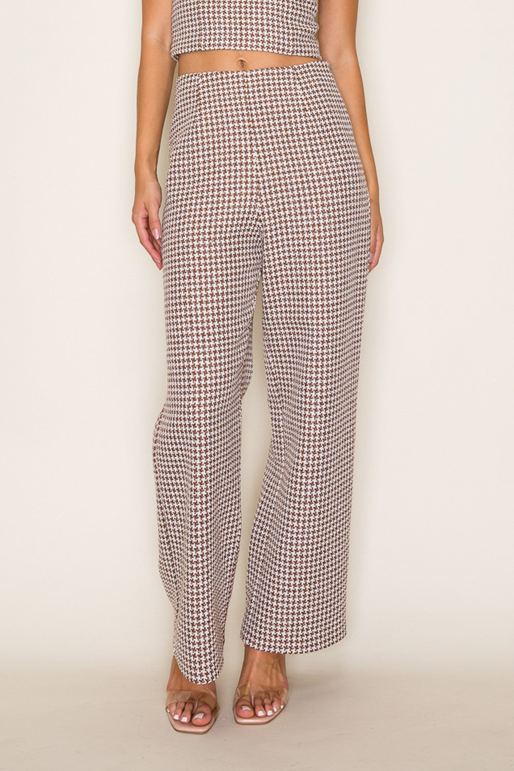 Thick And Cozy Checkered Long Pants