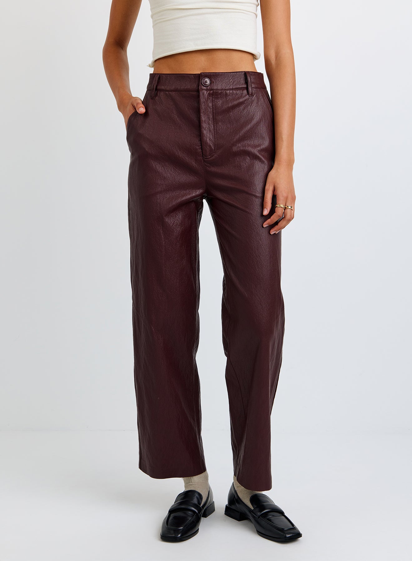 Faux Leather Pant