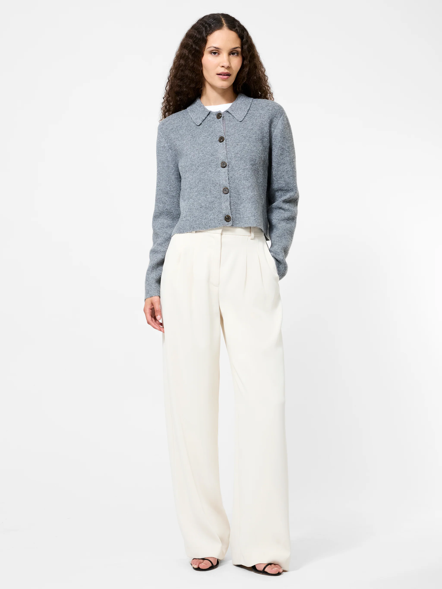 Ellie Knit Collared Cardigan