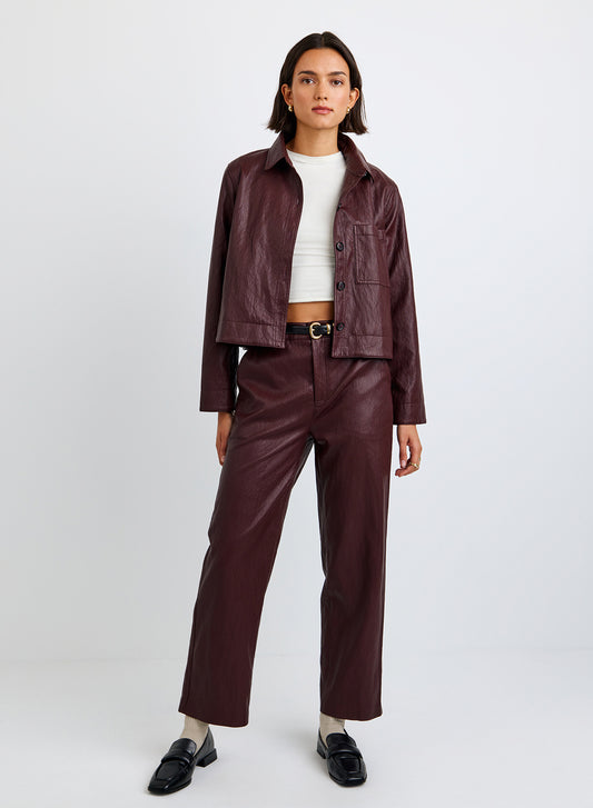 Faux Leather Pant