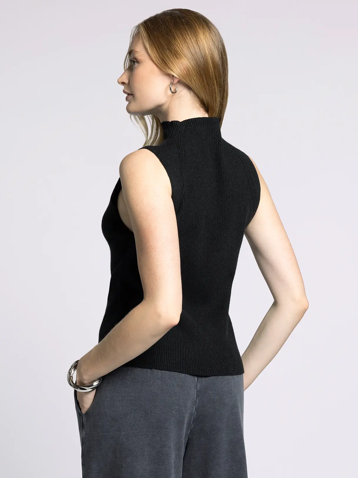Knit Mock Neck Paulina Tank