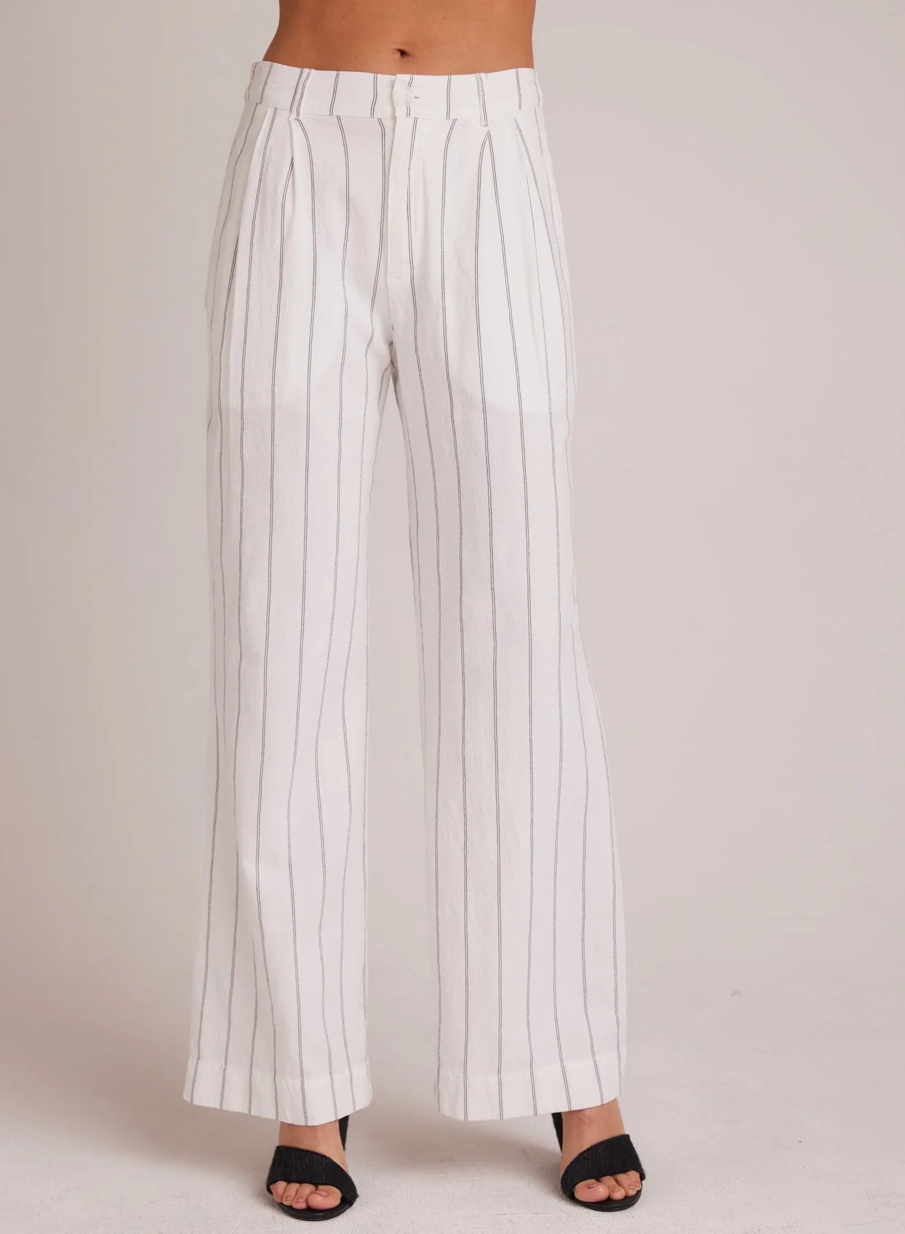 Kate Pleated Pant with Elastic Back Mala Beach Stripe